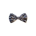 thumbnail image 1 of Pre-tied Bow Tie in Gift Box- Zebra Double Fold Bow, 1 of 2