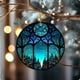 thumbnail image 2 of 2D Circular Christmas Tree Hanging Ornament, Festive Holiday Decor for Home Party, Elegant Round Decorative Accent, Seasonal Celebration Embellishment, Indoor Outdoor Decoration for Xmas, 2 of 5