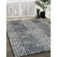 thumbnail image 2 of Ahgly Company Indoor Rectangle Mid-Century Modern Gunmetal Green Solid Area Rugs, 5' x 8', 2 of 6
