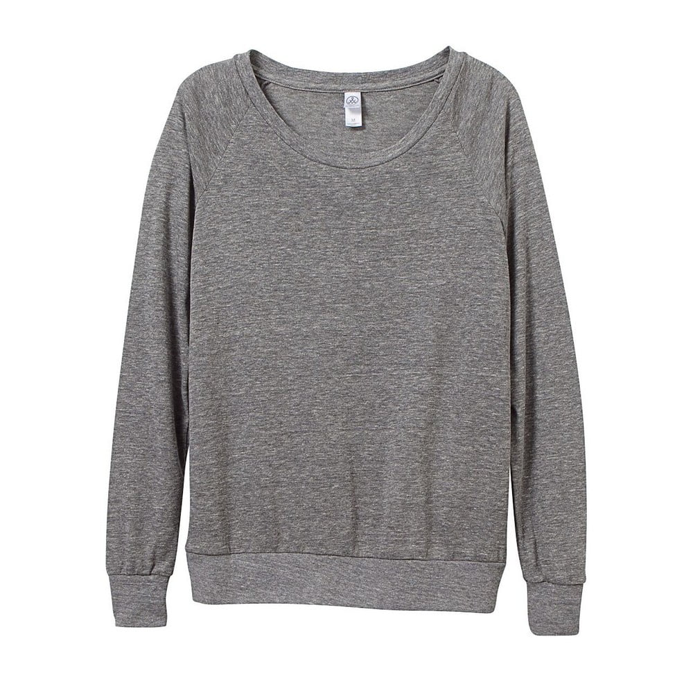 Alternative Apparel WomensLadies Eco Jersey Slouchy Pullover Alternative Apparel WomensLadies Eco Jersey Slouchy Pullover