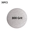 thumbnail image 1 of 30 Pcs 3 Inch Hook & Loop White Dry Sanding Disc Semi-Brittle Corundum Sandpaper, 1 of 4