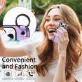 thumbnail image 5 of iPhone 14 PRO Case ,Card Slots Leather Wrist Strap Phone Cover for iPhone 14 PRO, 5 of 5