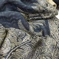 thumbnail image 5 of Luxurious Double Layered Jacquard Big Paisley Pashmina Shawl Wrap Scarf Cracoal, 5 of 7