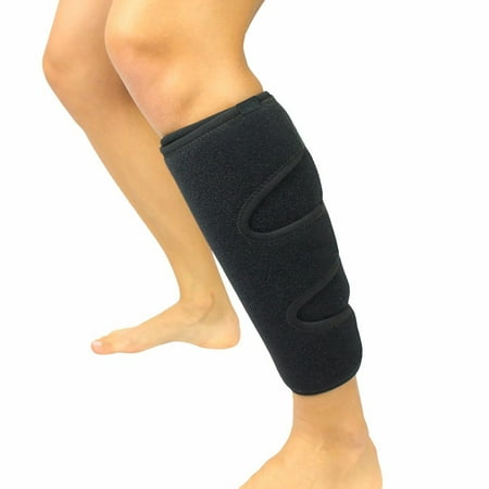 Shin Support by CFR - Adjustable Calf Brace - Shin Splint Compression Wrap Increases Circulation & Reduces Swelling - Calf Compression Sleeve for Leg