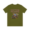 thumbnail image 2 of Good Things Are Waiting For Us Cute Rainbow Turtle Unisex Short Sleeve Tee, 2 of 8