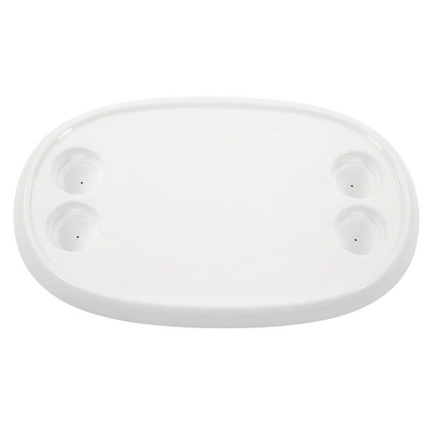 AMONIDA Jupe De Table, Jupe De Nappe Réutilisable Facile à Nettoyer à Volants Pour Le Mariage (Bleu