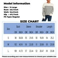 thumbnail image 2 of Women's Fashion Casual Loose Round Neck Long Sleeve Knitted Sweater Thickened Sweater for Fall Winter Cold Weather Protection,White,L, 2 of 3