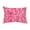 Pink, variant on Simply Daisy, 14" x 20" Flower Bell Pink Decorative Floral Outdoor Throw Pillow