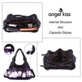 thumbnail image 4 of Angel Kiss Women shoulder bag PU crossbody bag wallet strap detachable shoulder strap, 4 of 5