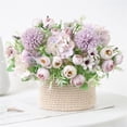thumbnail image 3 of 4 piezas ramo de flores artificiales flores artificiales decoración de, 3 of 9