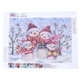 thumbnail image 2 of Pintura de diamantes de imitación, 30x40cm, muñeco de nieve, impermeable, exquisitos colores brillantes, alivio de presión, Kits de arte de diamantes de imitación antioxidantes, 2 of 8