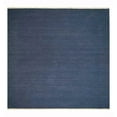 thumbnail image 6 of Rugsotic Carpets Eco-Friendly Woven Hand Woven Kilim Flat Weave Blue Solid Area Rug, 8'x8' Square, Antimicrobial, 6 of 6
