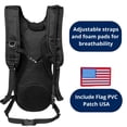 thumbnail image 3 of GETORIUM Tactical Hydration Backpack with 3L Water Bladder, MOLLE System - Tan, 3 of 6