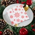thumbnail image 4 of Japceit Christmas Pattern Paper Napkins, Disposable Holiday Design Table Supply, Festive Dinner Napkin Pack for Party, Celebration, Meal Setup, 4 of 6