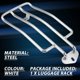 thumbnail image 5 of Portaequipajes para motocicletas, estante para asiento individual trasero, 280 mm (11 "), plateado, compatible con Harley XL Sportster 883 XL1200 1985-2003, 5 of 5