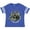 Football Blue and White, variant on Rockabilly Hotrod Boys or Girls Toddler T-Shirt