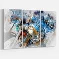 thumbnail image 1 of Designart - Motorcycle Headlight Watercolor - Contemporary Canvas Art Print, 1 of 1