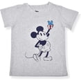 thumbnail image 2 of Disney Mickey Mouse Boy's 2-Piece Short Set with Crewneck T-Shirt and Star Print Shorts, 2 of 3