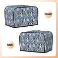 thumbnail image 3 of Haiem Llamas And Cactus Print Toaster Covers 2 Slice Wide Slot,Bread Dust Cover & Fingerprint Protection,Bread Machine Cover,Appliance Covers, 3 of 7