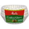 Melitta 4-6 Cup White Basket Coffee Filter, 200 Ct