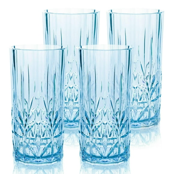 Set de 4 vasos altos irrompibles BELLAFORTE Myrtle Beach de 530 ml
