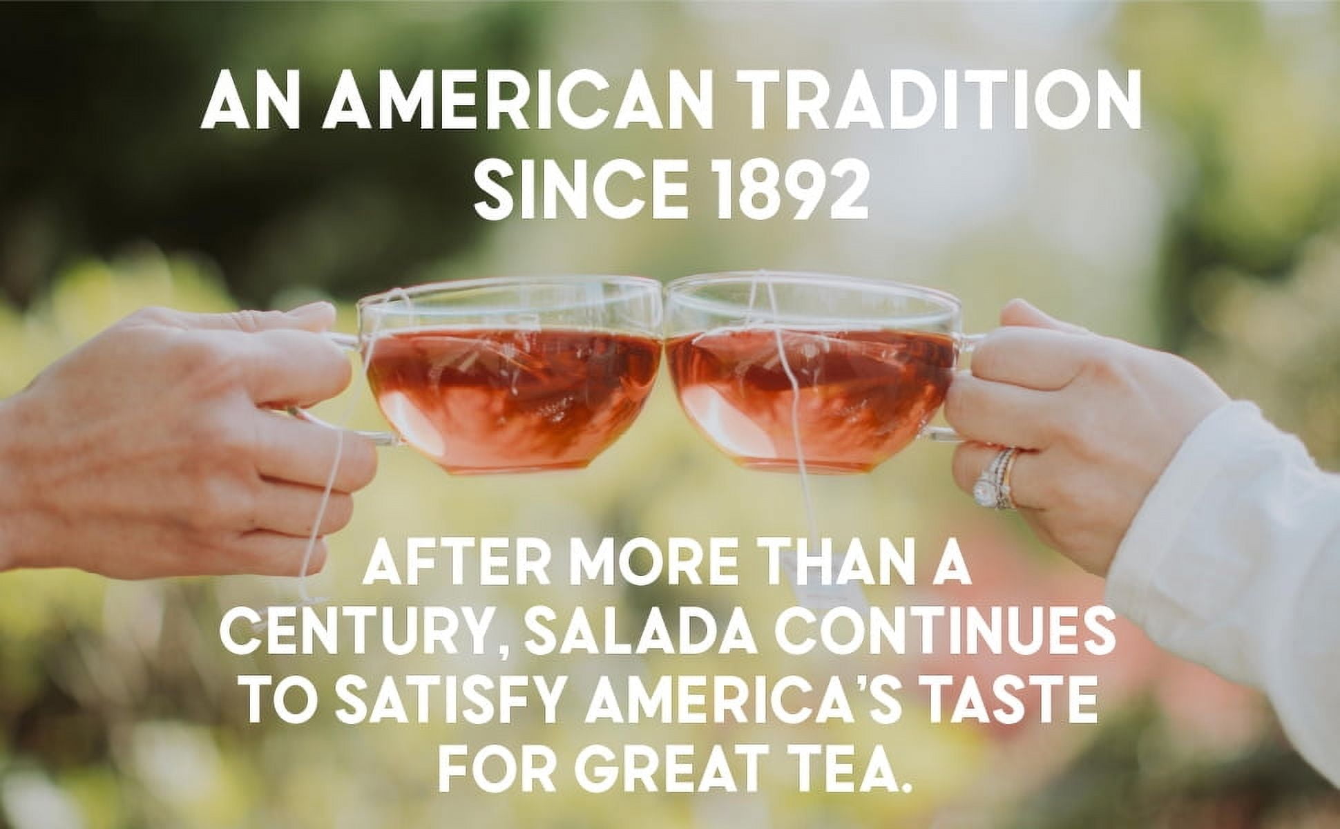 Salada Naturally Decaffeinated Black Tea Blended Strong Black Tea with 72 Tea Bags Per Box (Pack of 12) Contains Caffeine Brew Hot Flavored Rich in Antioxidants Original Blend