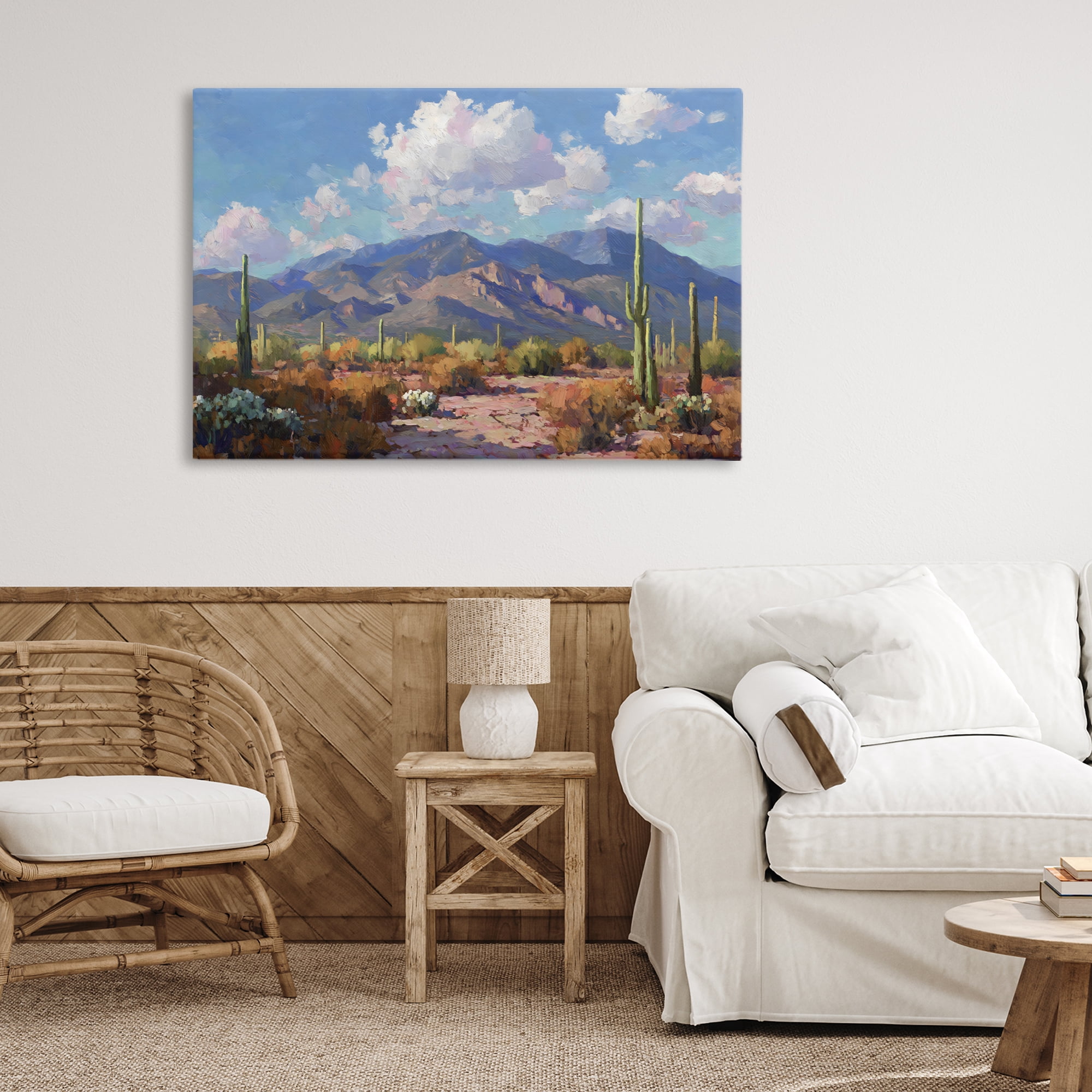 Stupell Industries Desert Mountains at Sunset Glow Canvas Wall Art, design by Gina Kelly