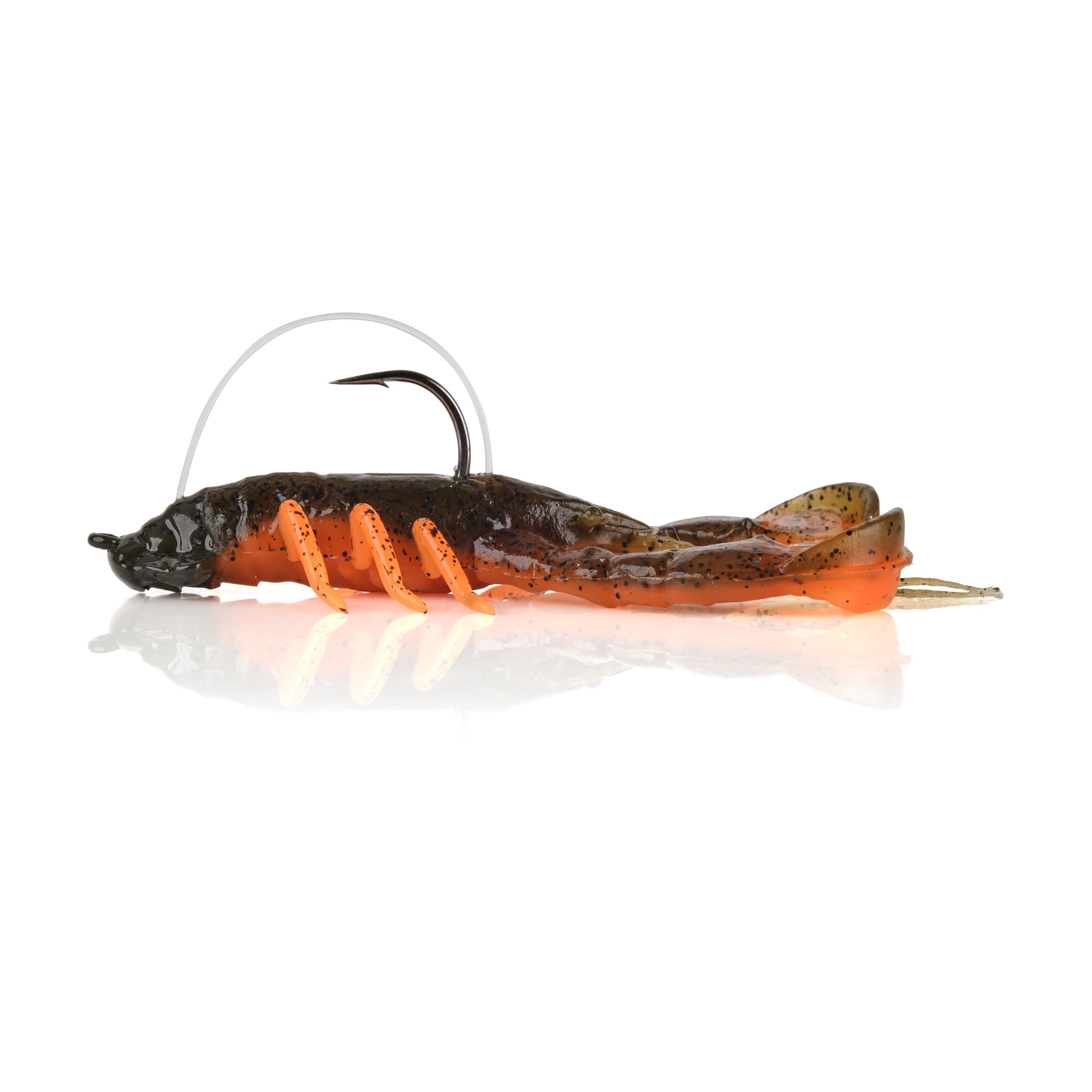 Berkley PowerBait® Clatter Craw, 3.5 in, Green Pumpkin Orange