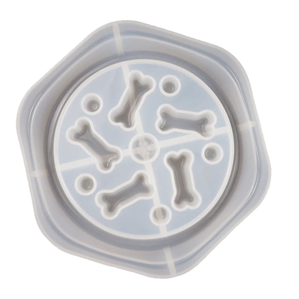 Molde de resina de silicona, molde de cuencos para perros de alimentación lenta, molde de silicona para platos de mascotas de alimentación lenta MFZFUKR CPB-DE-SSW2312-1