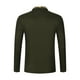 thumbnail image 4 of Blusas y camisas de manga larga con cuello redondo para hombre, blusa holgada de color liso con botones y cuello redondo, blusa de manga larga con cuello redondo para hombre, 4 of 8