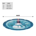 thumbnail image 2 of Christmas Tree Skirt 48" Ginger Snowman Crystal Ball (12) Xmas Tree Skirts Mat for New Year Holiday Christmas Party Decorations, 2 of 5