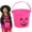 Hot Pink, variant on Halloween Trick or Treat Bucket,Plastic Halloween Buckets,Halloween Jack O Lantern Candy Basket,Trick or Treat Pumpkin Pails Cauldron Kettle Candy Holder,Halloween Party Supplies,1 PC