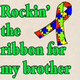 thumbnail image 3 of CafePress - Autism Ribbon For My Brother Tote Bag - Unisex Canvas Tote Bag, Beige, 1-Piece, 3 of 8
