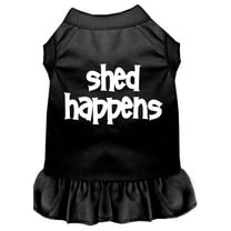 Dog Dress, Pet Dog  Cat Dress Screen Printed, "Shed Happens"