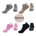thumbnail image 2 of Calcetines Para Yoga Pilates Con Base Antiderrapante 4 Pares Zefei Wu 9024735055570, 2 of 5