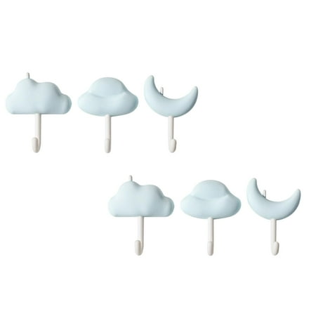 

Xubond Hanging Hook Ceiling Hooks No Drill Bathroom Door Organizer with Cute Holder Strong Wall Mount Hook Seamless Sticker Home Kitchen Up Hooks