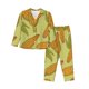 thumbnail image 1 of Balery Corn Conjunto de Pijama con Estampado para Mujer, Conjunto de Dos Piezas con Manga Larga, Ropa de Dormir Suave con Bolsillos, Pijamas Cómodos-X-Large, 1 of 7