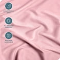 thumbnail image 3 of Bare Home Luxury 1800 Collection Fitted Sheet, Ultra-Soft, Deep Pocket, Queen, Light Pink, 3 of 8