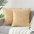 thumbnail image 1 of 2 Pcs Velvet Throw Pillow Covers, Soft Jacquard Throw Pillow Case Cushion Case, 1 of 7