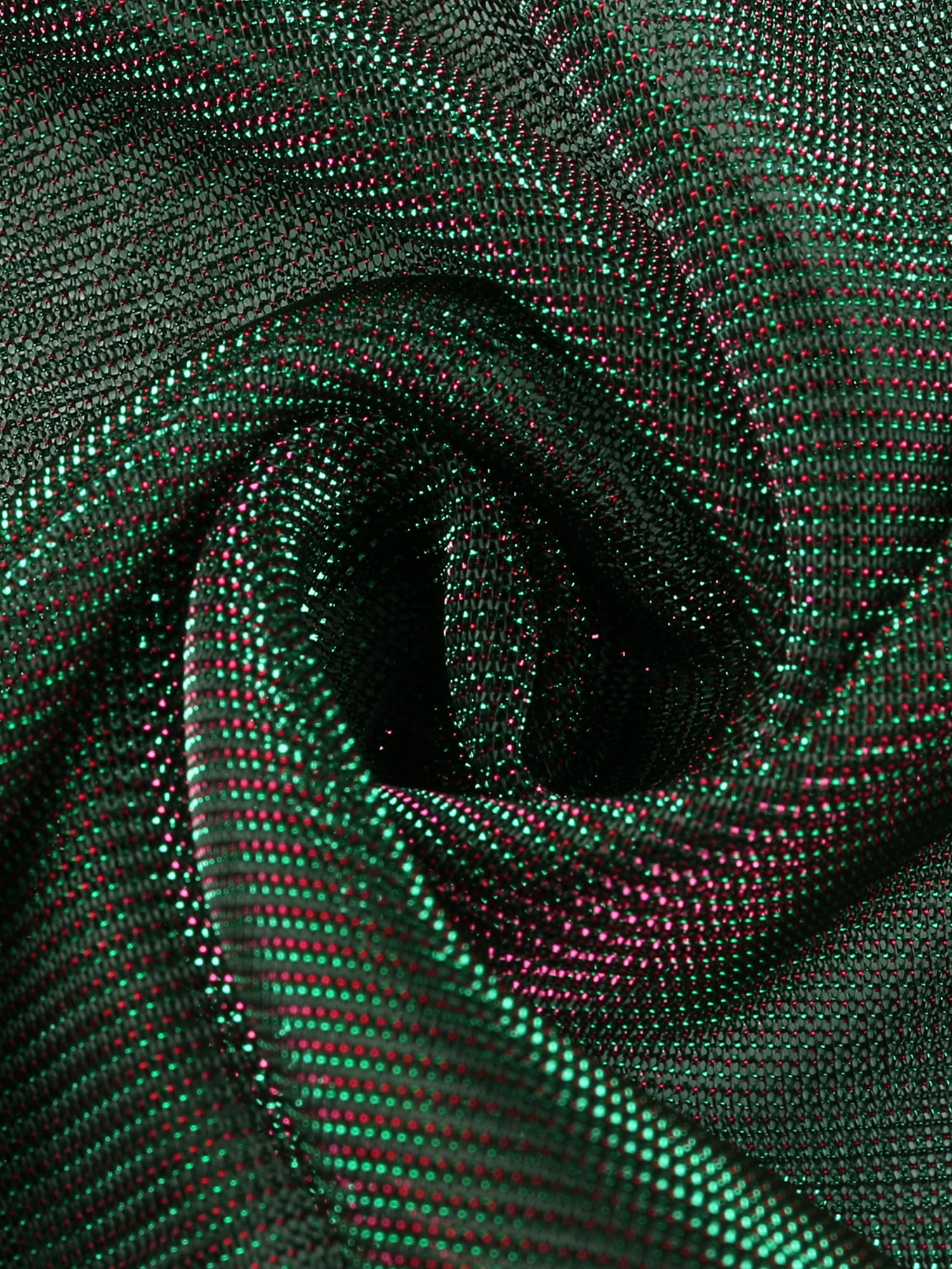 DARING DIVA Women's Plus Size See Through Holographic Long Blouse 3X Purple Green