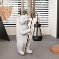 thumbnail image 5 of 10 Inch Solar Cat Garden Statue, Porch Patio Decor, Outdoor Yard Decoration, 5 of 6