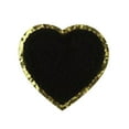 thumbnail image 4 of Black Heart Embroidered Patch, Cloth Iron-On Sticker for Jackets Bags Home Decoration F, 4 of 4