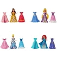thumbnail image 3 of Disney Princess Little Kingdom Magiclip Fashion Gift Set - Includes Belle, Merida, Cinderella, Rapunzel Dolls - 16 Pc Set (4 Dolls, 12 Magiclip Dresses), 3 of 5