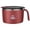 Red, variant on Stainless Steel Colander Bowl with Lid, Red Metal Pasta Strainer and Serving Bowl, 900ml Dual Purpose Container for Cooking and Draining