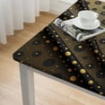 thumbnail image 4 of BANET Tablecloths Rectangular Tablecloths Black Golden Dots Tablecloths for Rectangle Tables Dining Table Covers Cloth for Outdoor Parties Wedding Anniversary White, 4 of 7