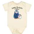 thumbnail image 3 of Inktastic Happy Birthday, Poppy Cute Penguins Boys or Girls Baby Bodysuit, 3 of 5