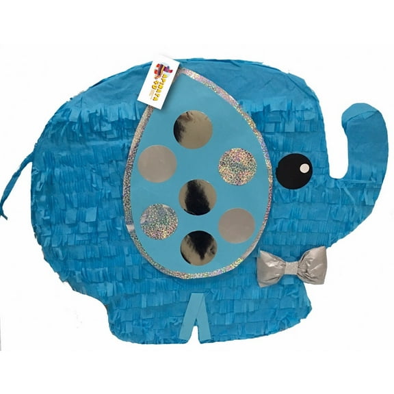 APINATA4U Blue Elephant Baby Shower Pinata