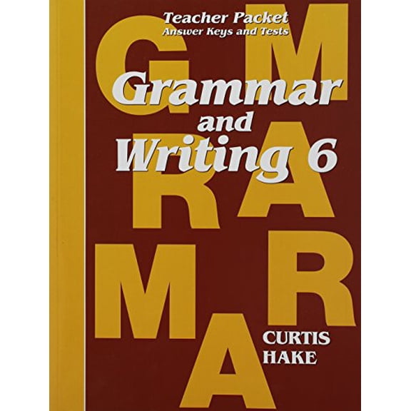 Pre-Owned Grammar and Writing 6: Answer Keys and Tests (Paperback, 9781419098536, 1419098535)