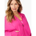 thumbnail image 4 of Sofia Active by Sofia Vergara Women's Ribbed Zip Fleece Hoodie, 4 of 6