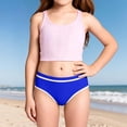 thumbnail image 2 of gdxvjhbj Girls Swim Bottom Underwear Tween Girl Bikini Swimsuit 2026 Summer Beach Vacation Swimwear 5T 6T 7T 8T 9T 10-14 Years (Blue,11-12 Years), 2 of 4